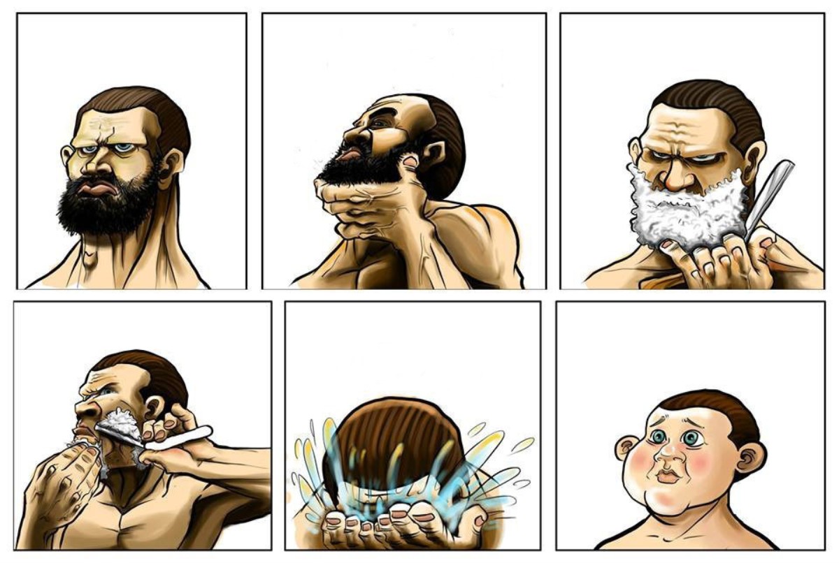 Борода решает все. Как выглядят известные бородачи без растительности на лице