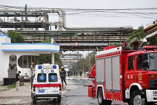 В Китае завершена спасательная операция на месте взрыва на газовом заводе