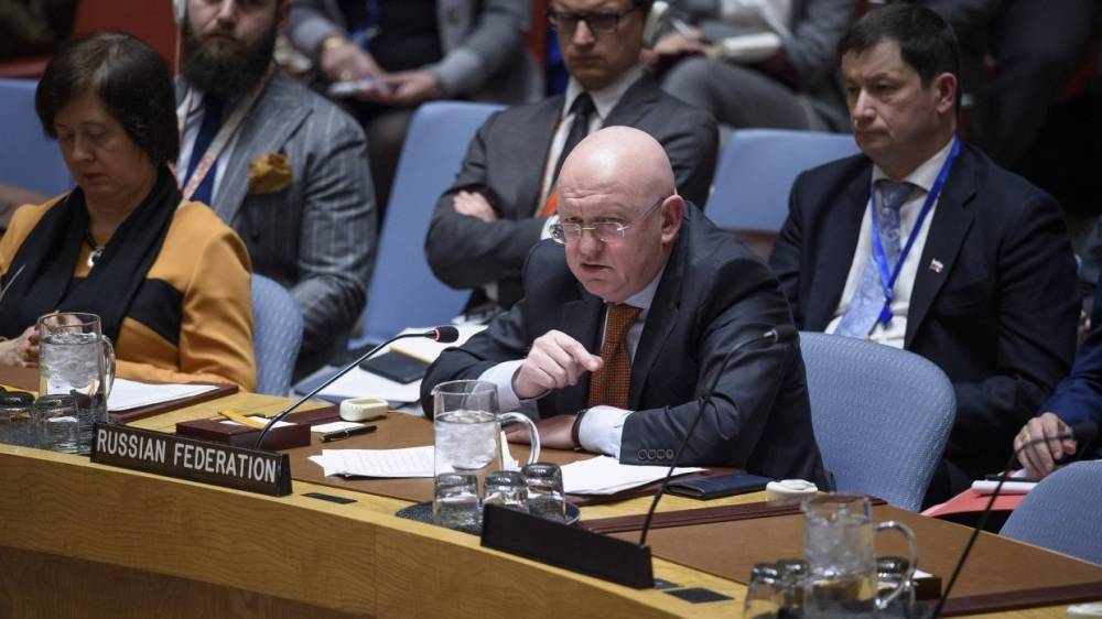Небензя осудил попытки США подменить собой ООН в арабо-израильском конфликте