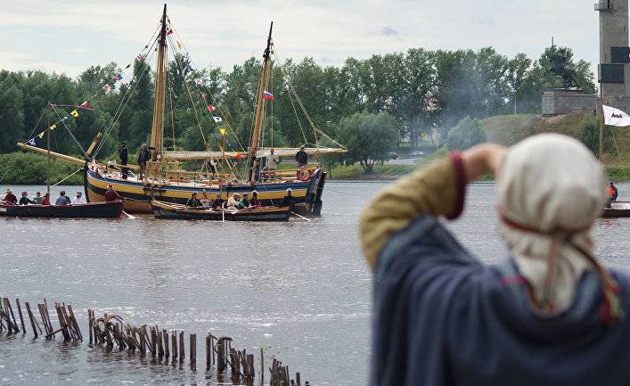 Göteborgs-Posten (Швеция): российский корабль викингов с визитом в центре Гётеборга