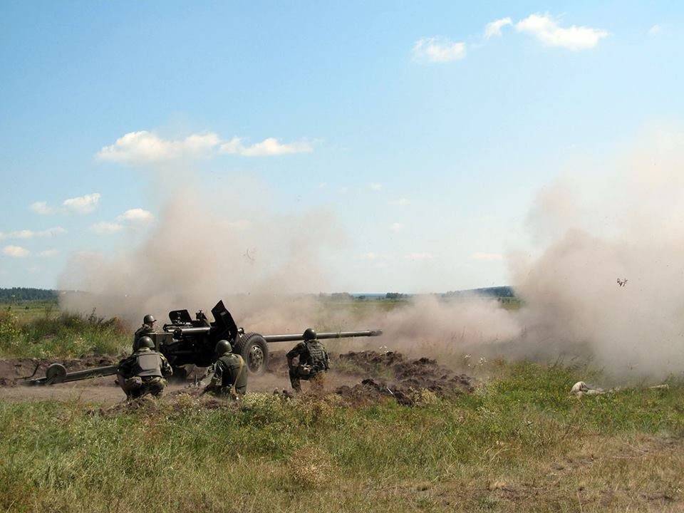 Украинские боевики разместили три противотанковые пушки в районе Троицкого | Новороссия