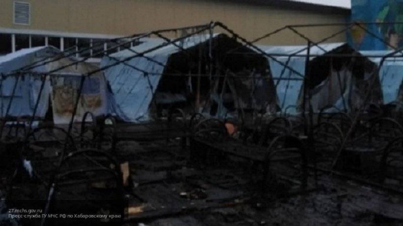 Детский лагерь "Холдоми" под Хабаровском закроют после пожара