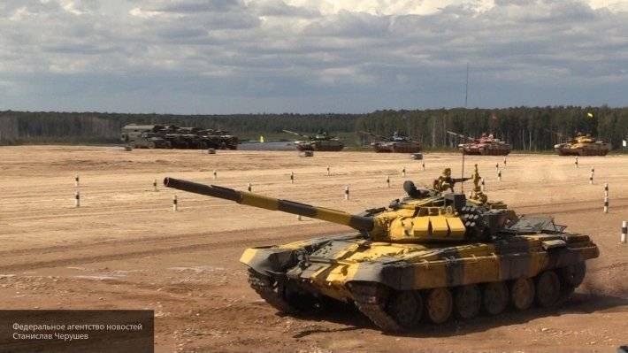 Четыре китайских танка прибыли в Подмосковье, сообщили в Минобороны РФ