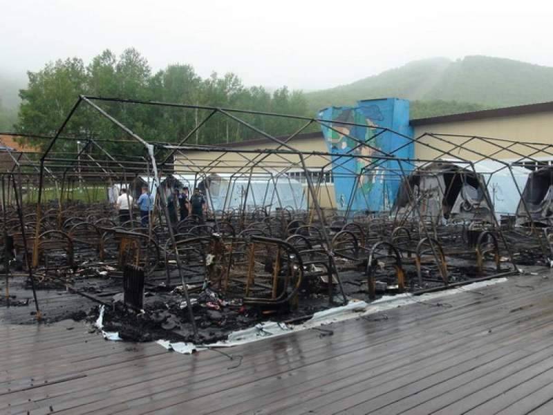 В Хабаровском крае сгорел детский лагерь: погиб ребенок