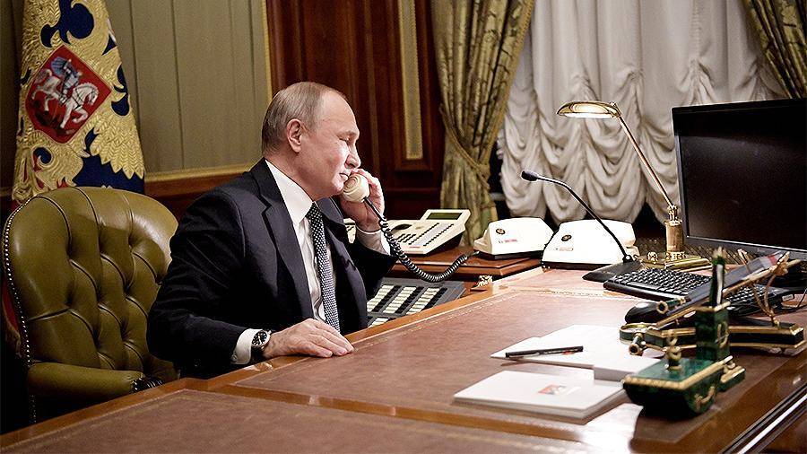Путин по телефону поздравил президента Узбекистана с днем рождения