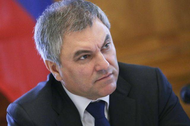 Володин заявил, что президент Грузии должна извиниться перед Россией