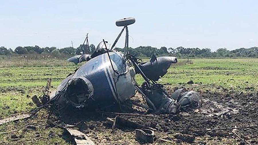 В Адыгее потерпел крушение вертолет Ми-2