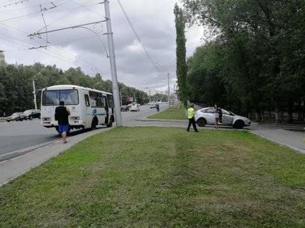 В Уфе произошло ДТП с участием автобуса, есть пострадавшие