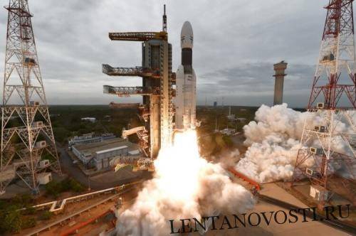 Индия запустила к Луне луноход в рамках миссии «Чандраян-2»