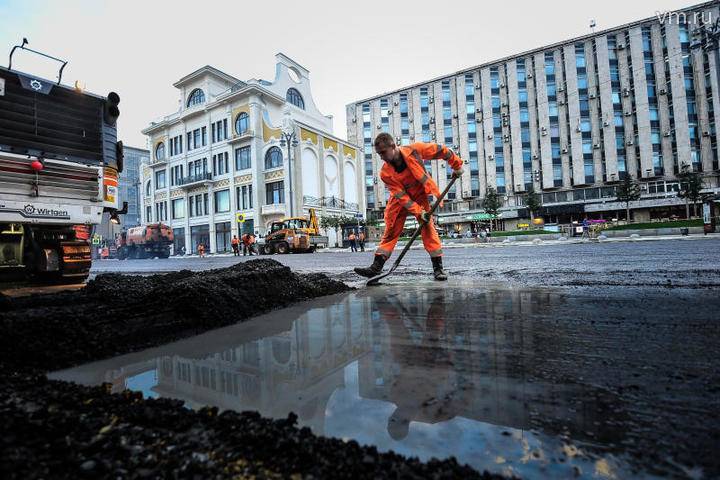 Движение ограничено в трех округах столицы в связи с ремонтом дорог