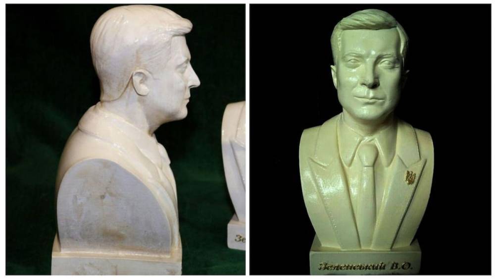 Скульптуры Зеленского начали продавать в Украине