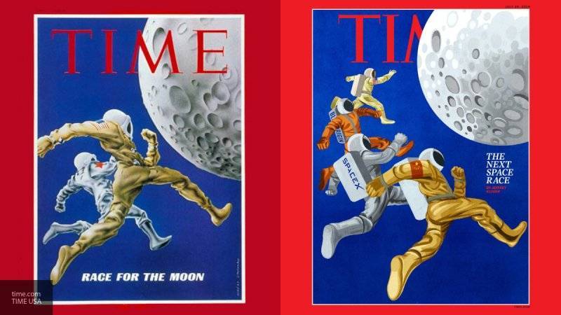 Time не включил Россию в лунную гонку на новой обложке