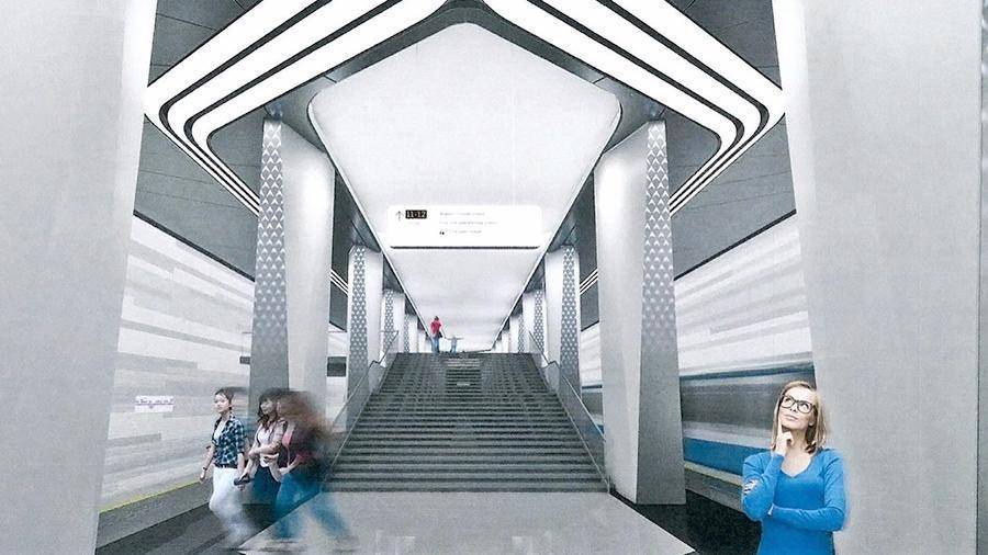 Отделочные работы начались на станции метро «Авиамоторная» в Москве
