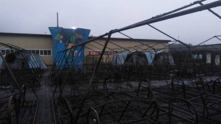 Число пострадавших детей при пожаре в лагере под Хабаровском возросло до восьми