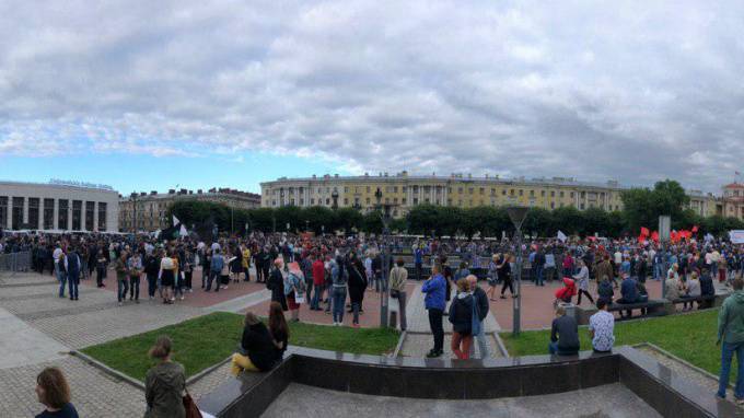 Начался митинг против произвола на выборах - piter.tv - Москва - Санкт-Петербург