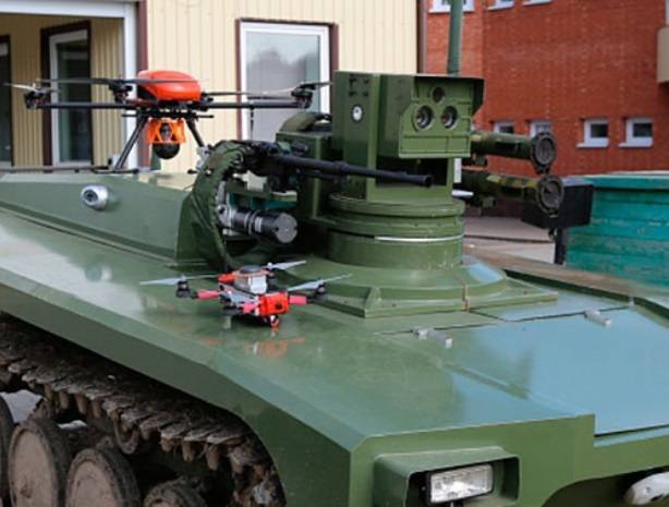 Российский боевой робот «Маркер» готов к стрельбам