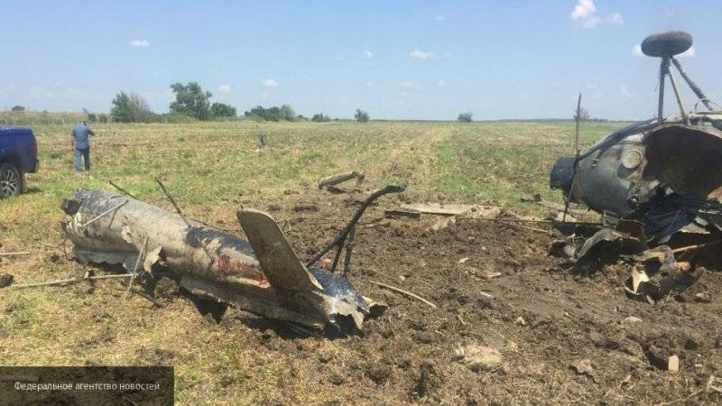 Вертолет Ми-2 потерпел крушение в Адыгее
