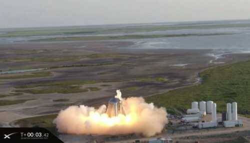 Прототип SpaceX Starship снова в огне: подскок отложен на сутки