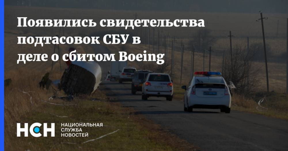 Появились свидетельства подтасовок СБУ в деле о сбитом Boeing