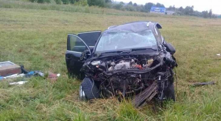 Водителя Audi Q7 задержали после побега с места ДТП