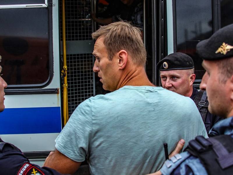 Алексея Навального задержали в Москве