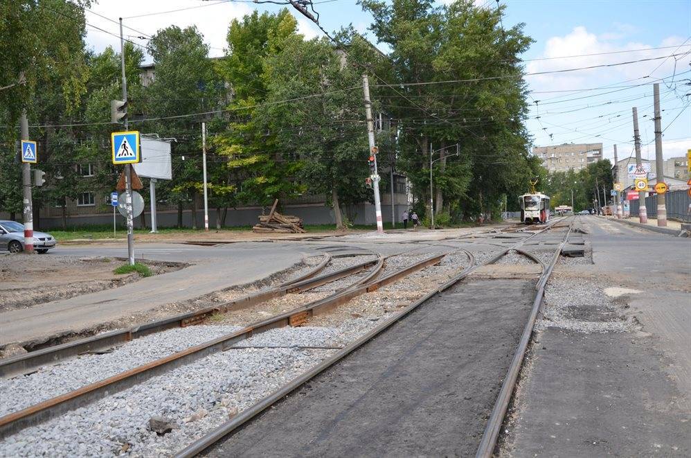 На севере Ульяновска на два дня перекроют трамвайные пути