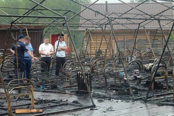 В России выросло число пострадавших при пожаре в детском лагере