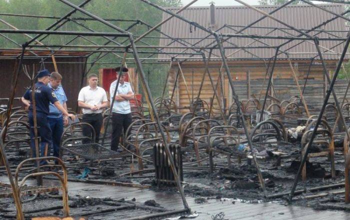 Число пострадавших при пожаре в хабаровском лагере детей выросло
