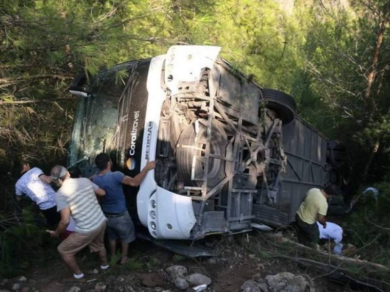 В Турции в ДТП попал автобус с российскими туристами