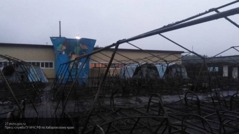 Число погибших при пожаре в лагере Хабаровского края выросло до трех