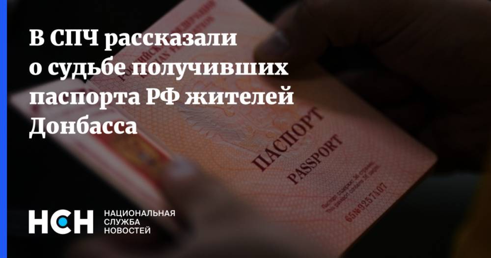 В СПЧ рассказали о судьбе получивших паспорта РФ жителей Донбасса