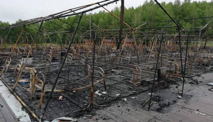 CКР опубликовал видео с места пожара в Хабаровском крае