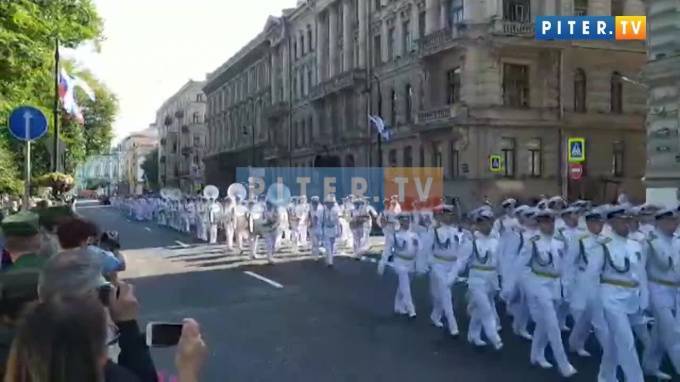 Видео: в Петербурге проходит репетиция Дня Военно-морского флота