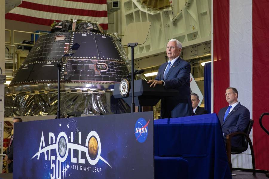 В США завершено строительство корабля для полета на Луну