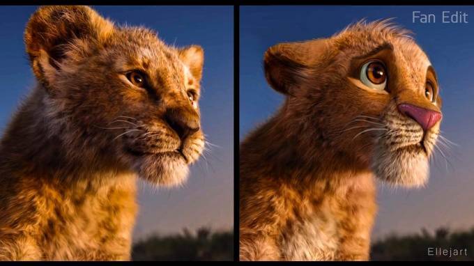 Российский художник Николай Мочкин изменил внешность героев фильма "Король лев"