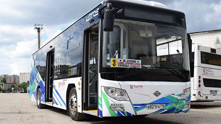"Лотосы" для Симферополя: новый автобус для городских маршрутов протестирован