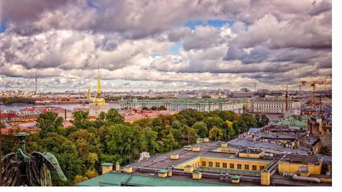 В четверг в Петербурге пройдут кратковременные дожди