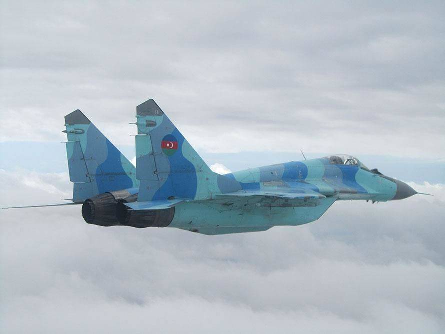 МиГ-29 рухнул в Каспийское море