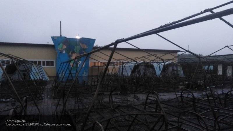 Возбуждено еще одно уголовное дело после пожара в лагере в Хабаровском крае