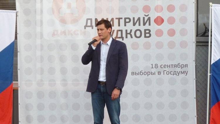 Оппозиционер Гудков ответит за причастность к организации незаконных акций в Москве
