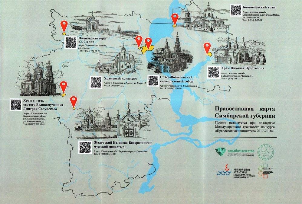 Православная карта: виртуальное путешествие по Ульяновскому краю