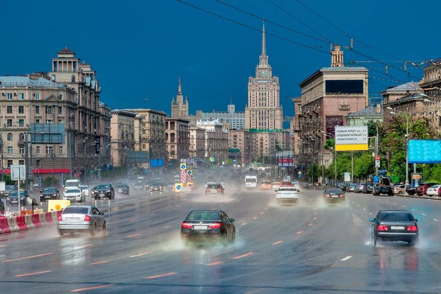 Небольшой дождь ожидается в столице в среду