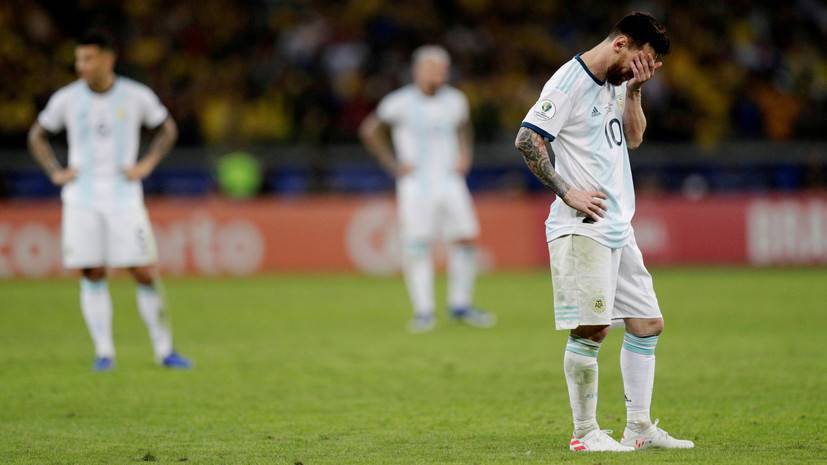 В сети появилось видео реакции Мессии после поражения от Бразилии на Кубке Америки
