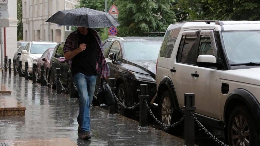 В Москве объявлен «желтый» уровень опасности из-за дождя