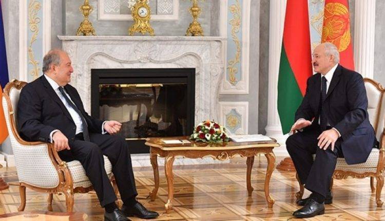 Александр Лукашенко и Армен Саркисян обсудили двусторонние отношения Беларуси и Армении в Минске