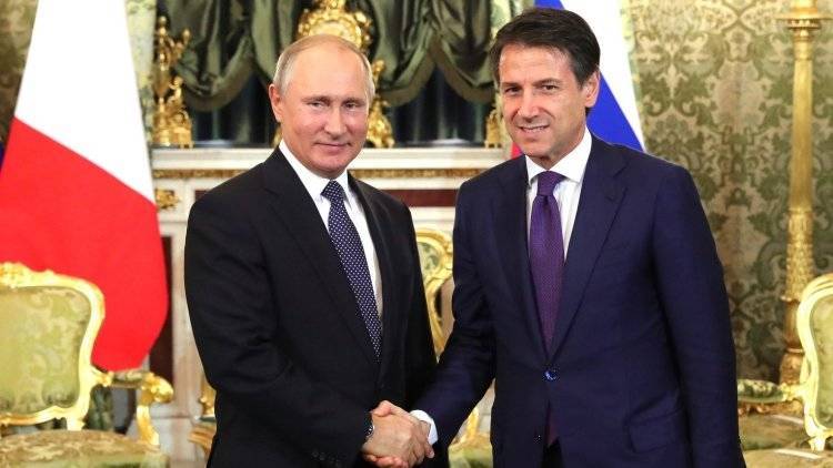 Итальянский премьер пообещал показать Путину свое гостеприимство