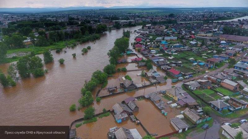 Об эвакуации затопленных районов рассказали в Иркутской области