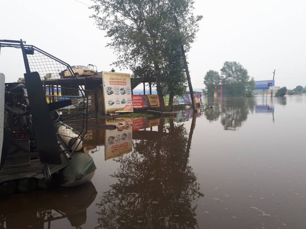 «Где ж мы так нагрешили?»: В Иркутской области Тулун второй раз уходит под воду