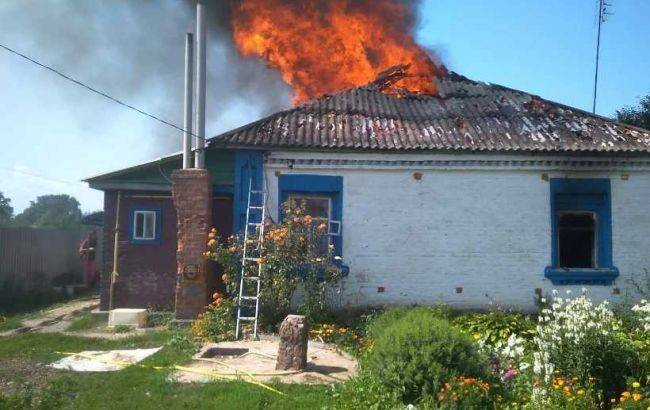 Во время пожара в Киевской области погибло двое детей