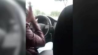 Очень нервный таксист напугал пассажирку в Москве — видео.
